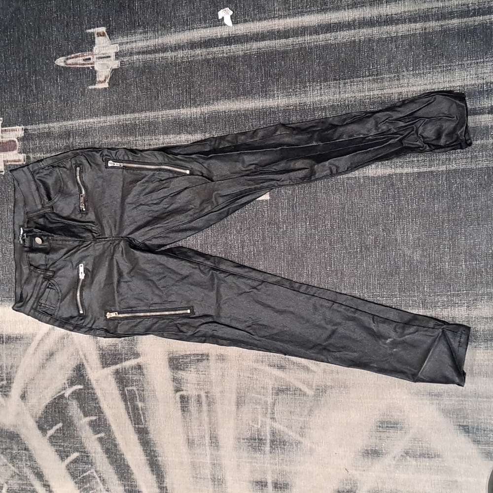 Fashion Nova faux leather pants medium